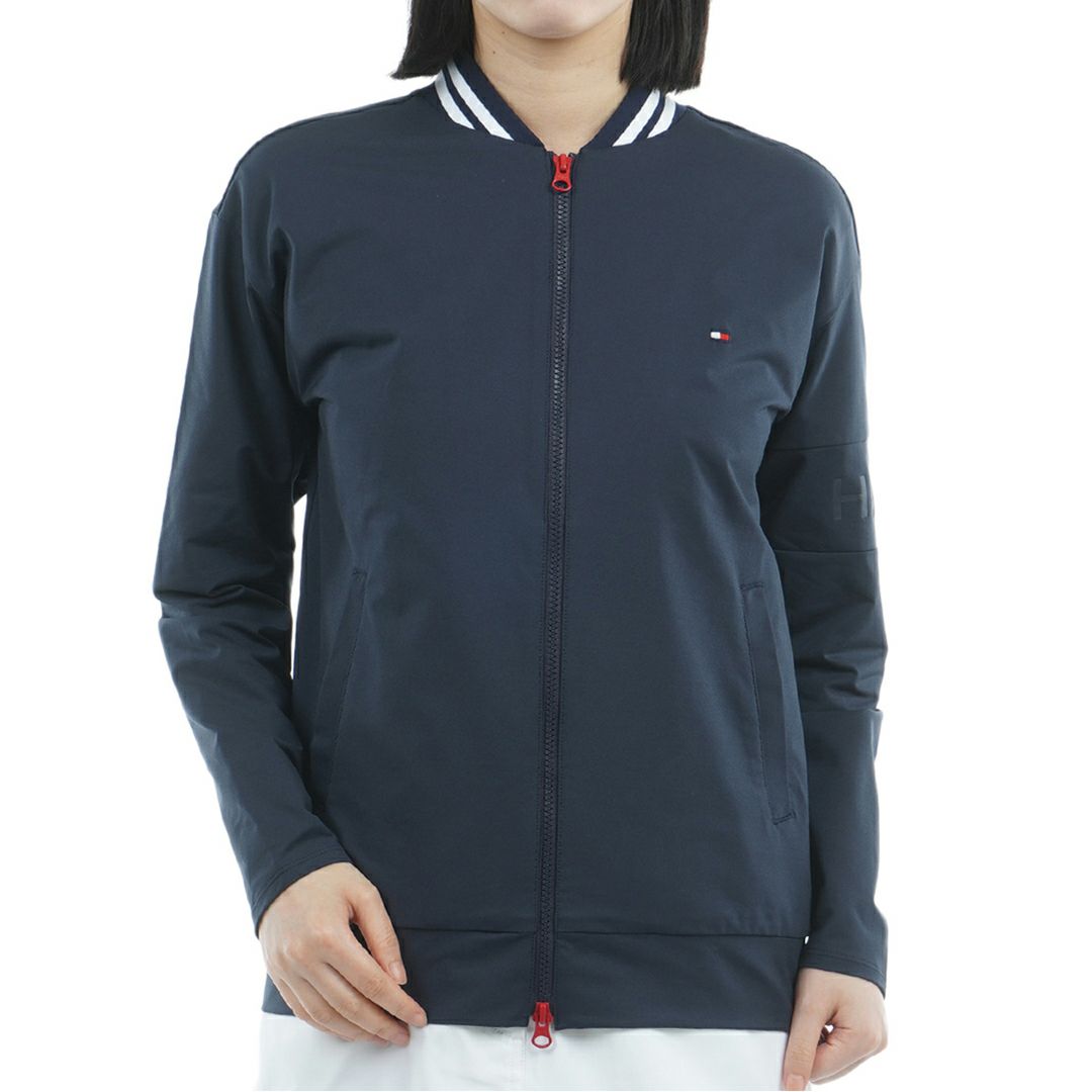 トミー ヒルフィガー ゴルフ Tommy Hilfiger Golf レディース レディース 袖エンボスロゴ スウェットジャケット THLA558 詳細4