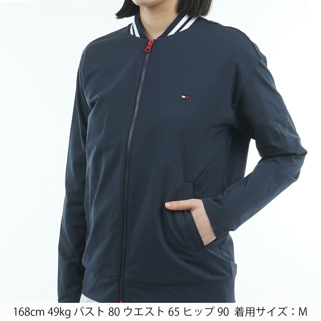 トミー ヒルフィガー ゴルフ Tommy Hilfiger Golf レディース レディース 袖エンボスロゴ スウェットジャケット THLA558 詳細5