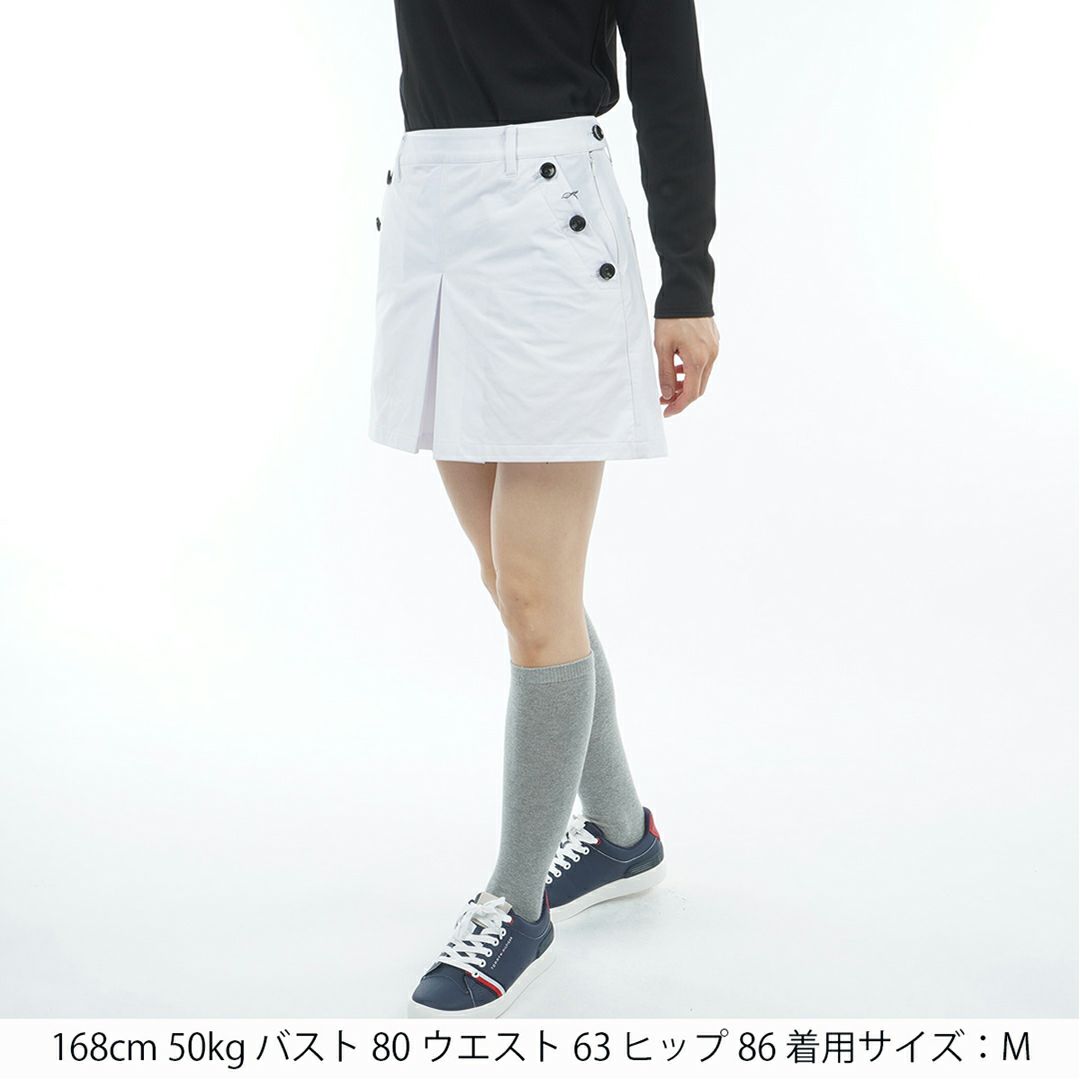 トミー ヒルフィガー ゴルフ Tommy Hilfiger Golf レディース レディース ボックスプリーツ マリンキュロット THLA559 詳細2