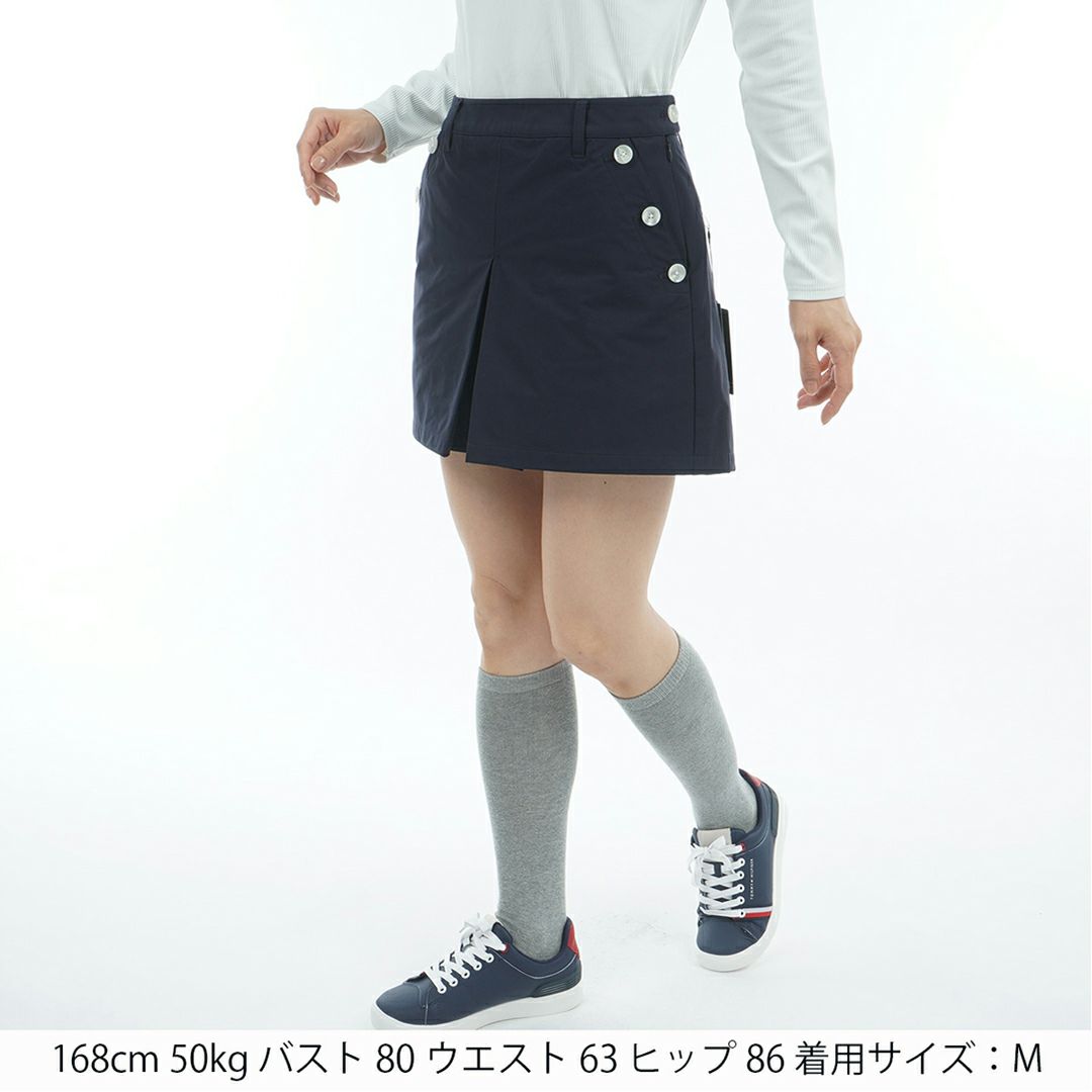 トミー ヒルフィガー ゴルフ Tommy Hilfiger Golf レディース レディース ボックスプリーツ マリンキュロット THLA559 詳細5