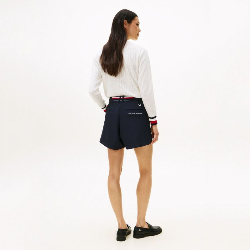 トミー ヒルフィガー ゴルフ Tommy Hilfiger Golf レディース レディース ボックスプリーツ マリンキュロット THLA559 詳細17