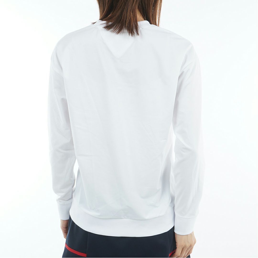 TOMMY HILFIGER GOLF レディース 長袖スウェットシャツ ホワイト
