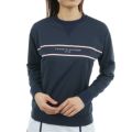 TOMMY HILFIGER GOLF レディース 長袖スウェットシャツ ネイビー