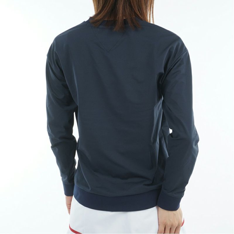 TOMMY HILFIGER GOLF レディース 長袖スウェットシャツ ネイビー