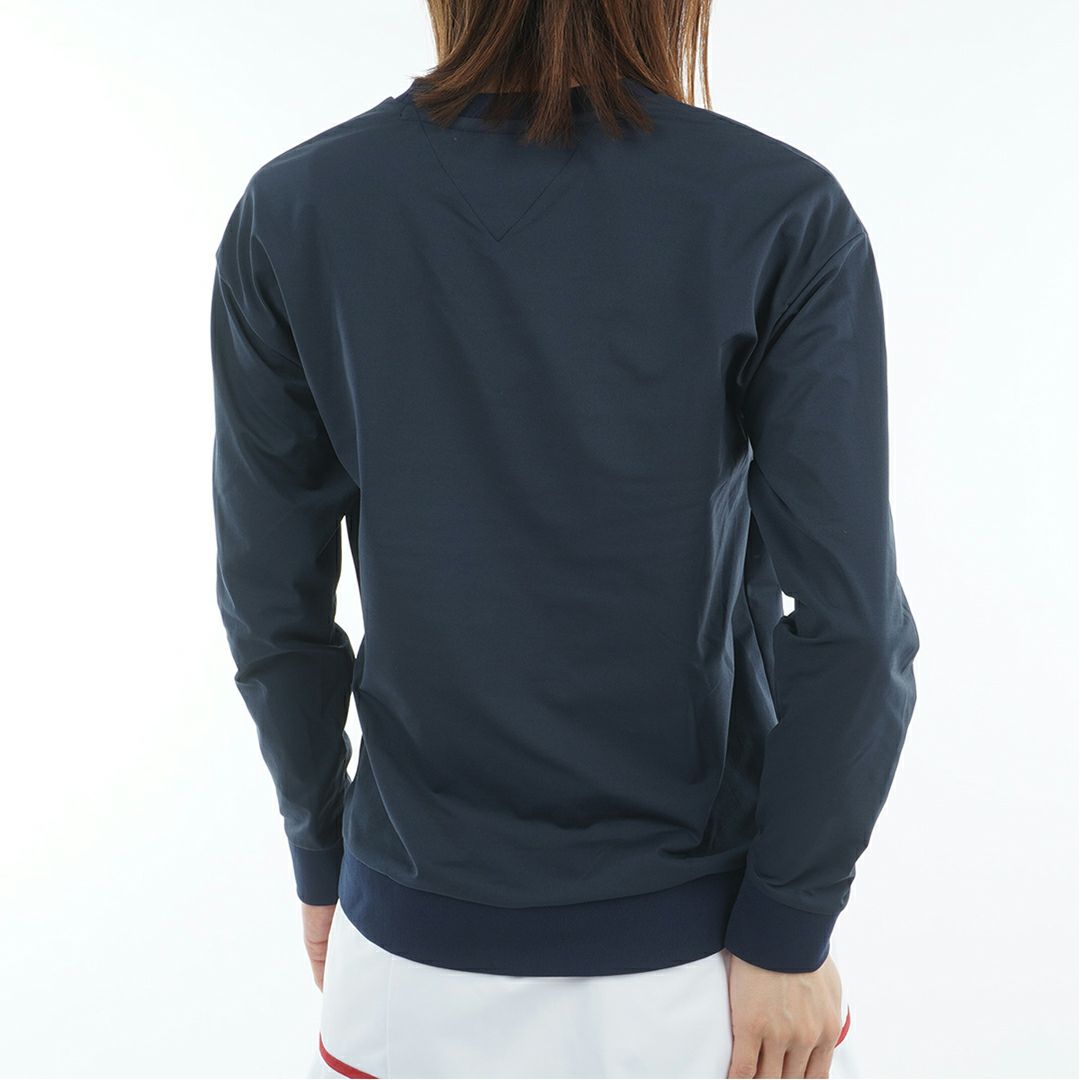 TOMMY HILFIGER GOLF レディース 長袖スウェットシャツ ネイビー