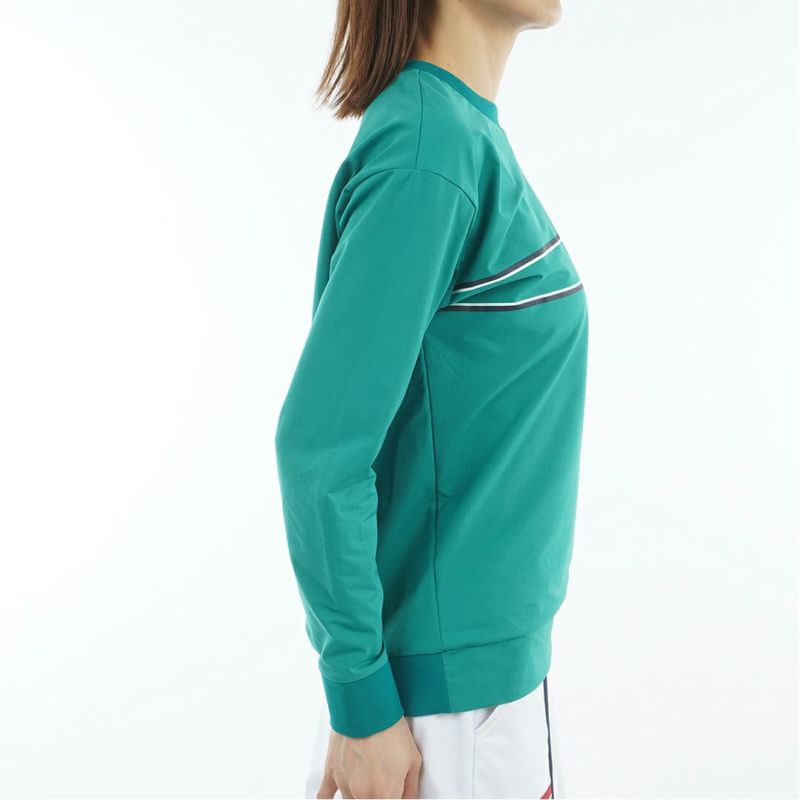 TOMMY HILFIGER GOLF レディース 長袖スウェットシャツ グリーン