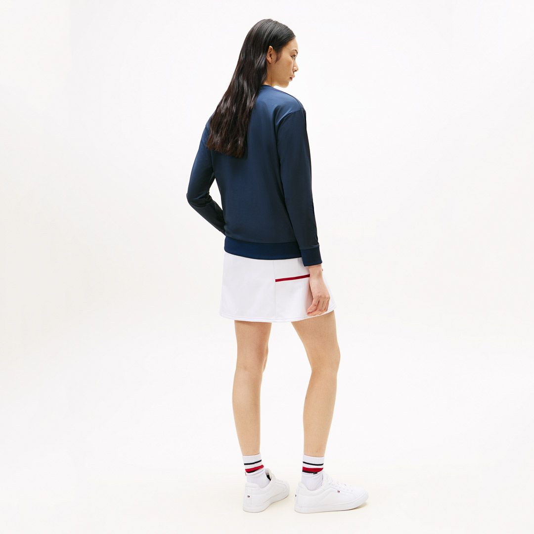 TOMMY HILFIGER GOLF レディース 長袖スウェットシャツ ネイビー