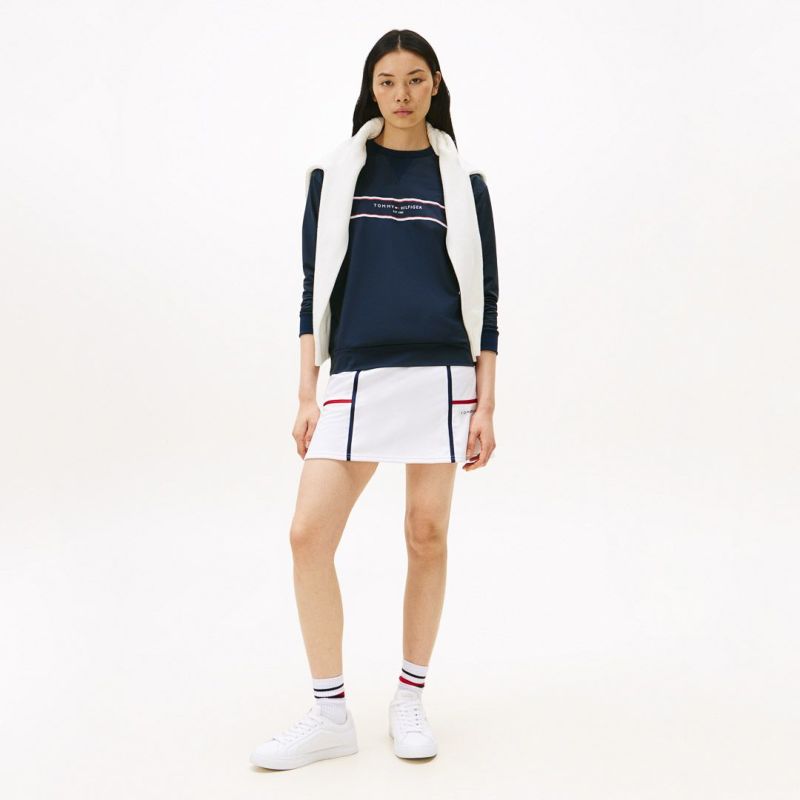 TOMMY HILFIGER GOLF レディース 長袖スウェットシャツ ネイビー