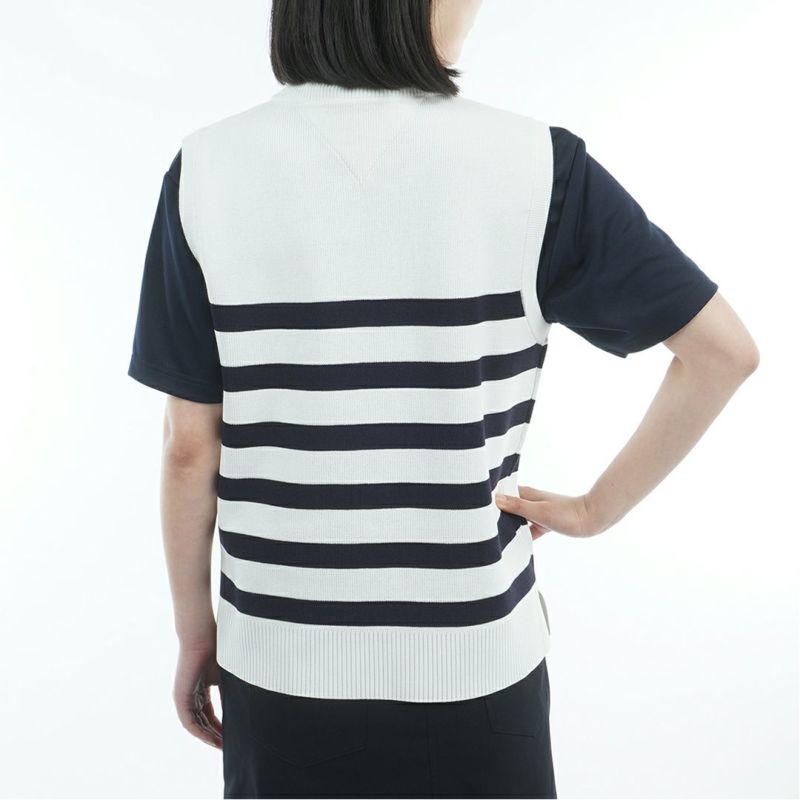 TOMMY HILFIGER GOLF レディース ノースリーブニット ホワイト