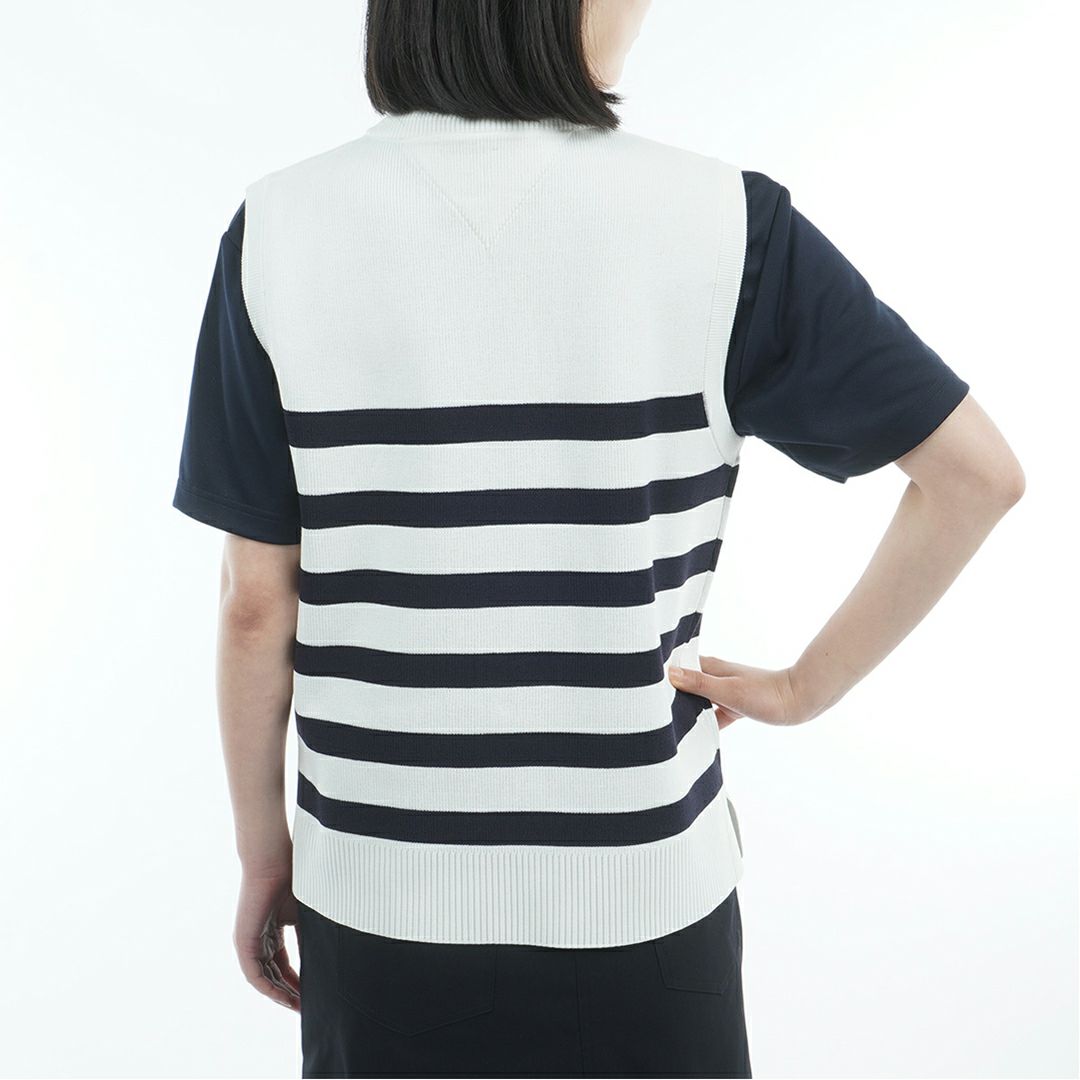 TOMMY HILFIGER GOLF レディース ノースリーブニット ホワイト