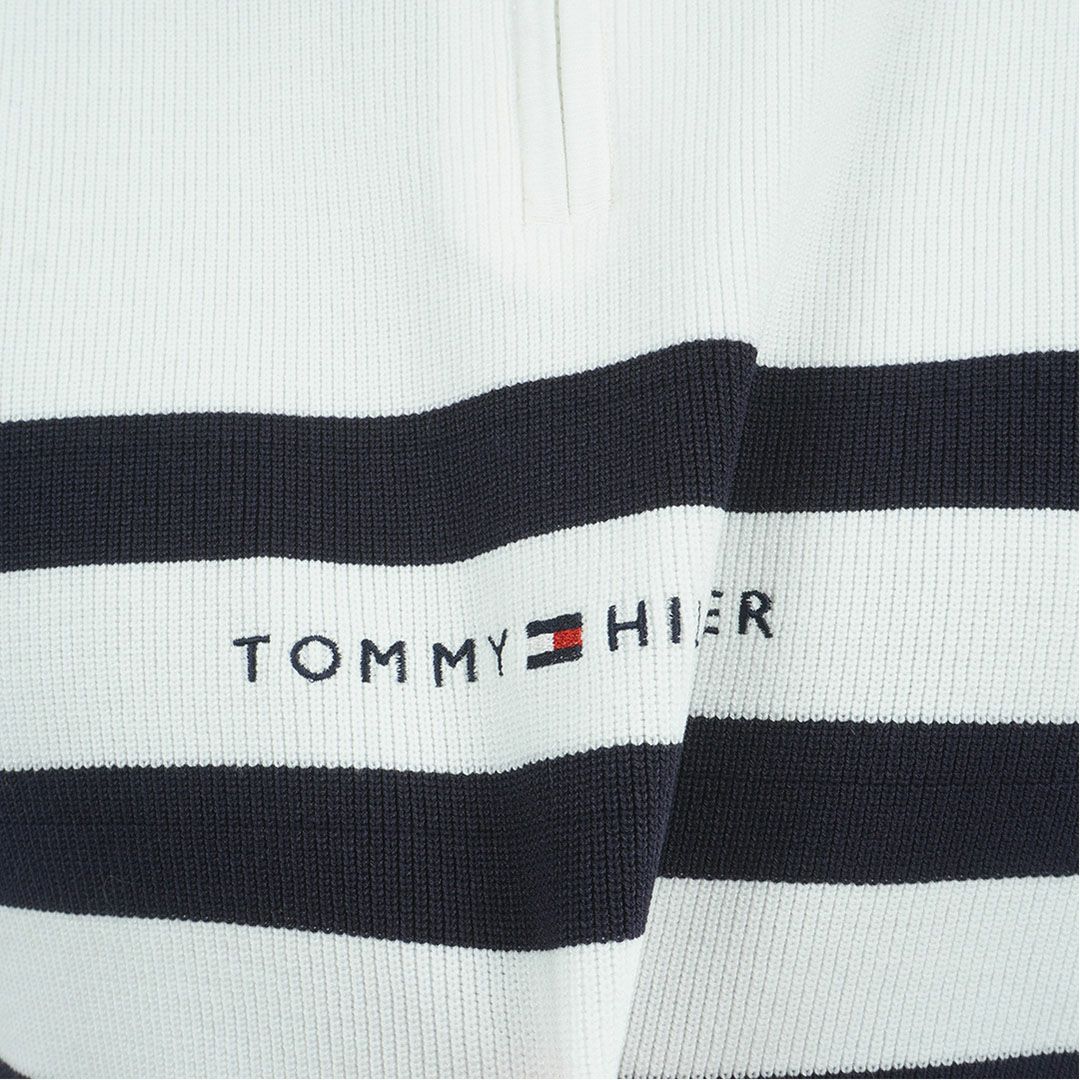 トミー ヒルフィガー ゴルフ Tommy Hilfiger Golf レディース レディース フロントロゴ ハイネック ノースリーブニット THLA561 詳細9