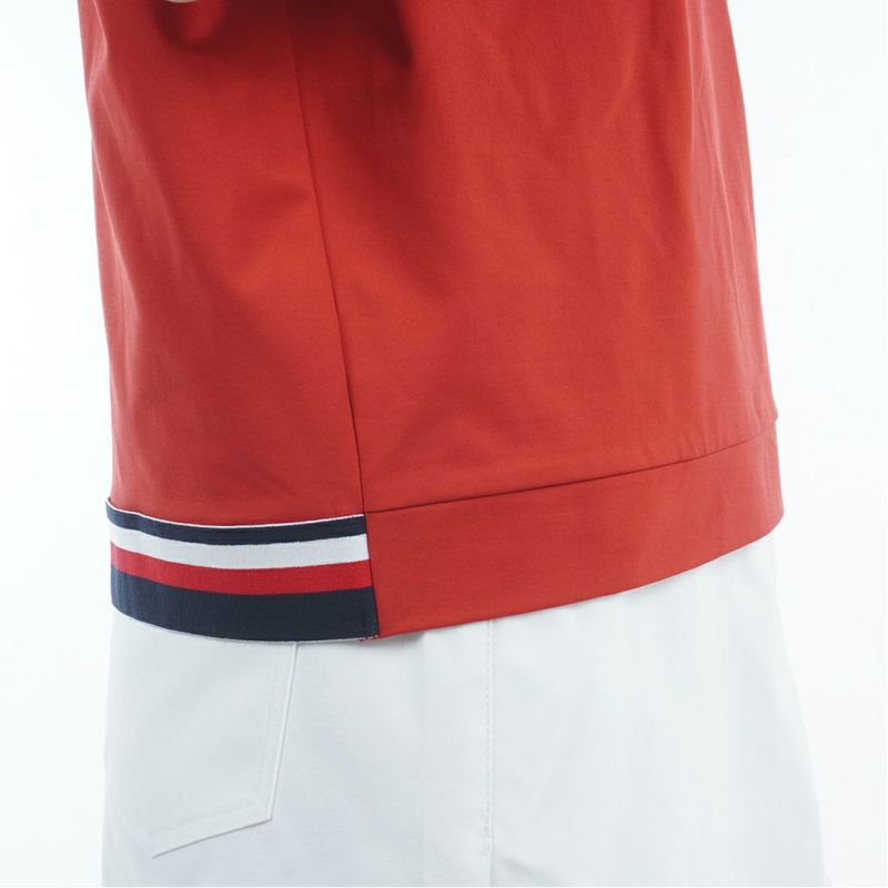 トミー ヒルフィガー ゴルフ Tommy Hilfiger Golf レディース レディース エンボスロゴ 半袖モックネックシャツ THLA562 詳細13