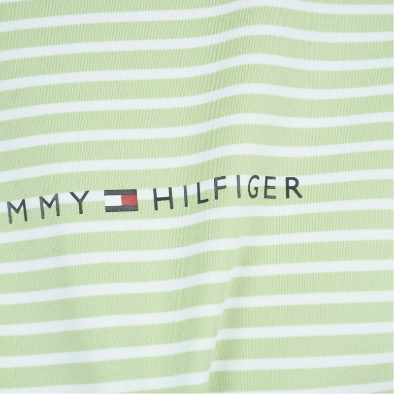 TOMMY HILFIGER GOLF レディース 長袖モックネックシャツ ライトグリーン