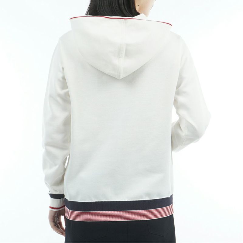 TOMMY HILFIGER GOLF レディース フーディーニット ホワイト