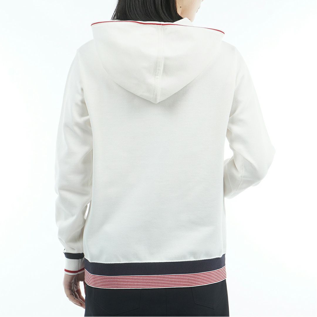 トミー ヒルフィガー ゴルフ Tommy Hilfiger Golf レディース レディース フロントロゴ フーディーニット THLA564 詳細3