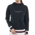 TOMMY HILFIGER GOLF レディース フーディーニット ネイビー