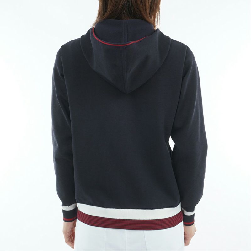 TOMMY HILFIGER GOLF レディース フーディーニット ネイビー