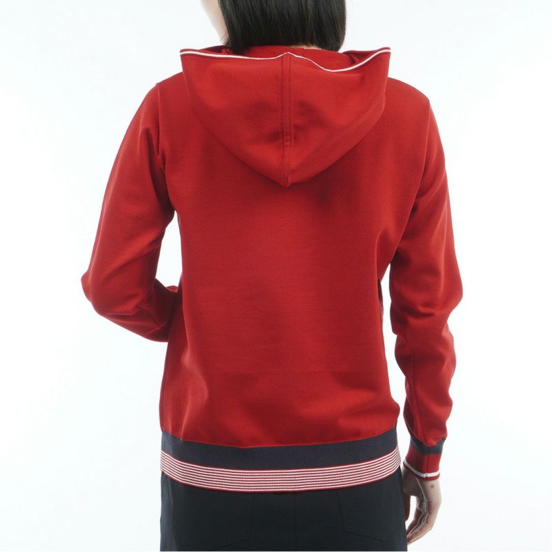 TOMMY HILFIGER GOLF レディース フーディーニット レッド