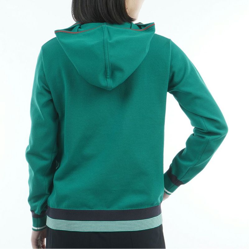TOMMY HILFIGER GOLF レディース フーディーニット グリーン
