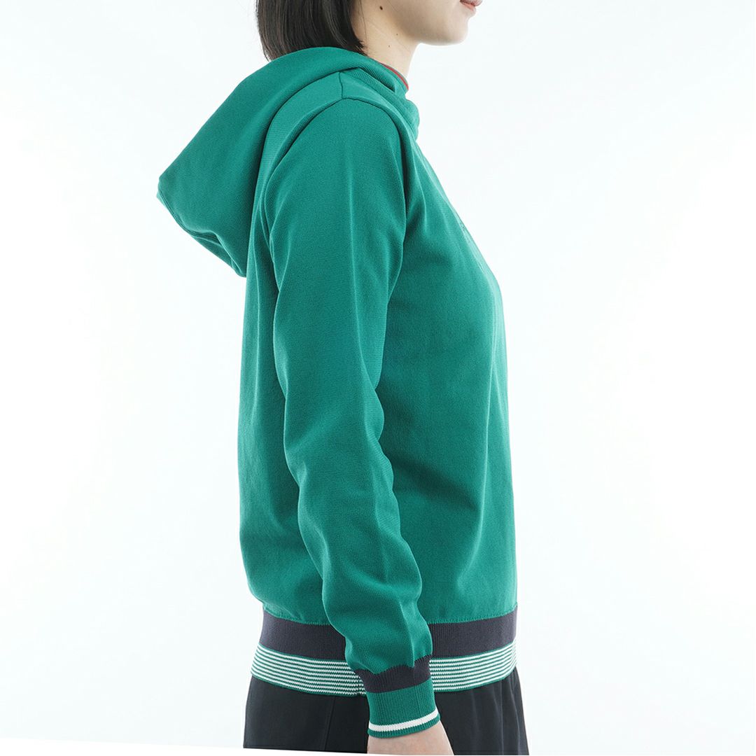 トミー ヒルフィガー ゴルフ Tommy Hilfiger Golf レディース レディース フロントロゴ フーディーニット THLA564 詳細14