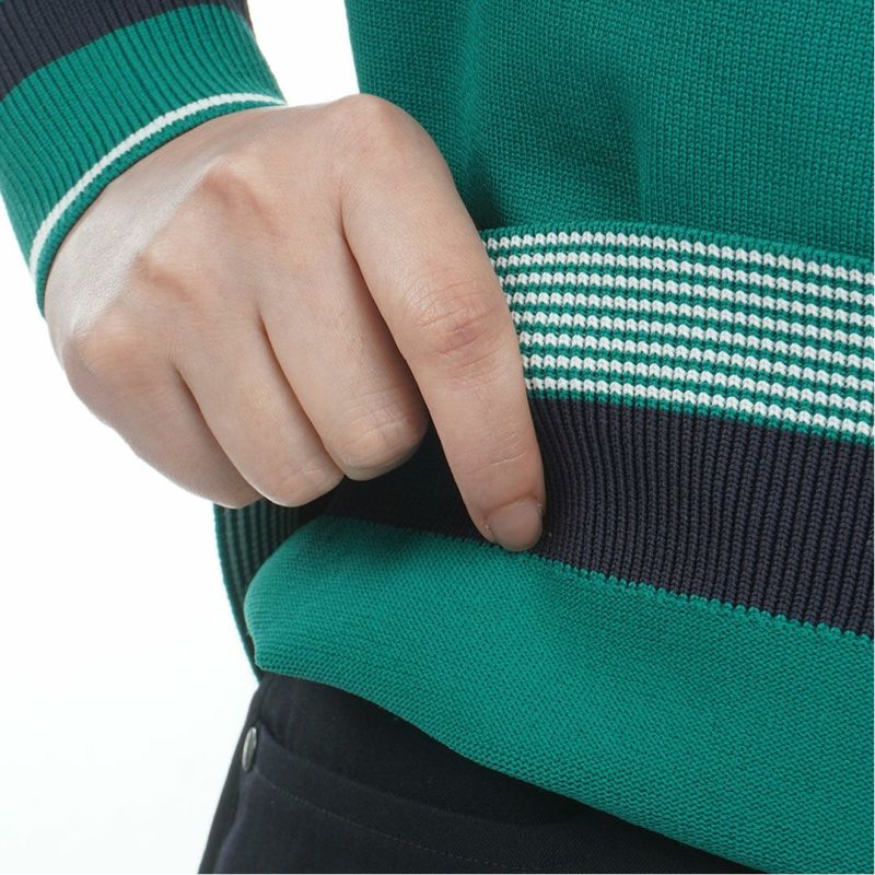 TOMMY HILFIGER GOLF レディース フーディーニット グリーン