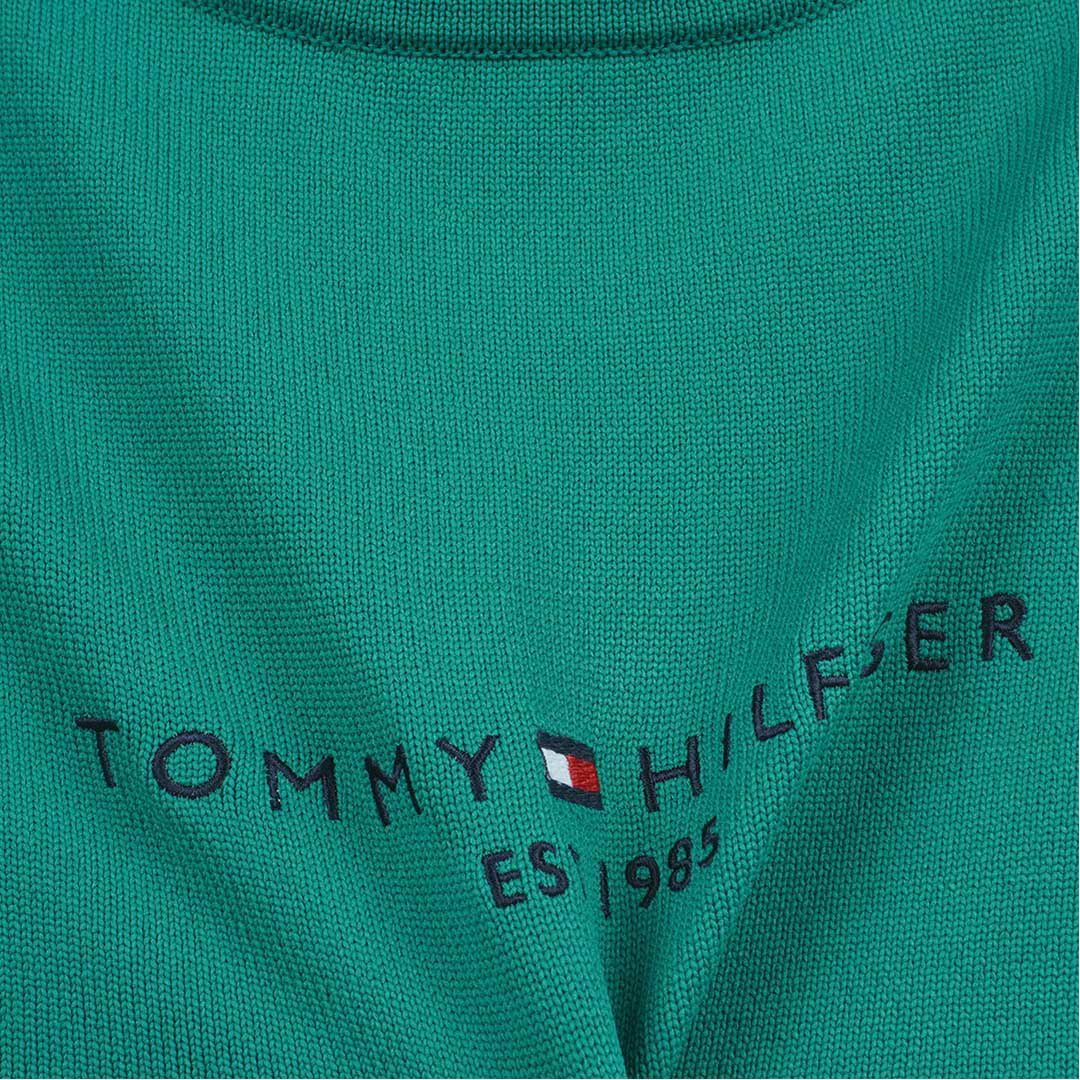 TOMMY HILFIGER GOLF レディース フーディーニット グリーン