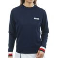 TOMMY HILFIGER GOLF レディース 長袖ニット ネイビー
