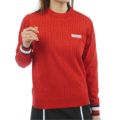 TOMMY HILFIGER GOLF レディース 長袖ニット レッド