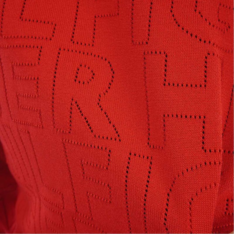 TOMMY HILFIGER GOLF レディース 長袖ニット レッド