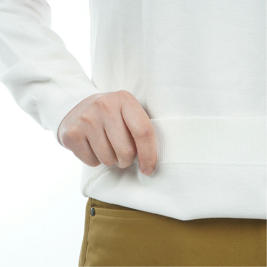 TOMMY HILFIGER GOLF レディース 長袖ニット ホワイト