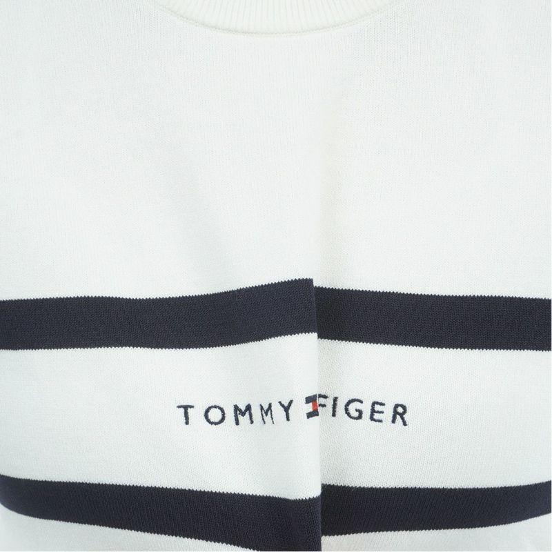 TOMMY HILFIGER GOLF レディース 長袖ニット ホワイト