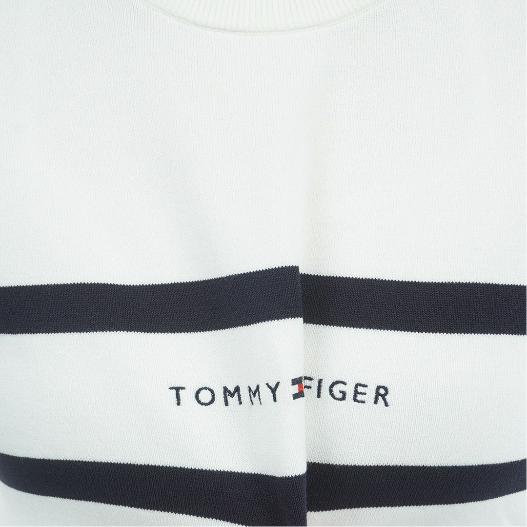 TOMMY HILFIGER GOLF レディース 長袖ニット ホワイト