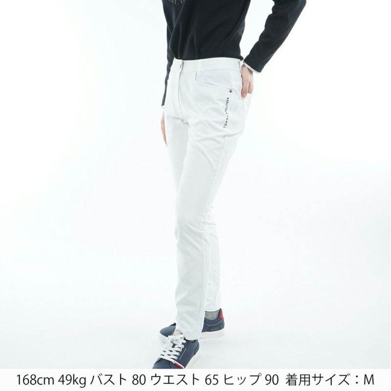 トミー ヒルフィガー ゴルフ Tommy Hilfiger Golf レディース レディース ストレッチツイル ロングパンツ THLA568 詳細2