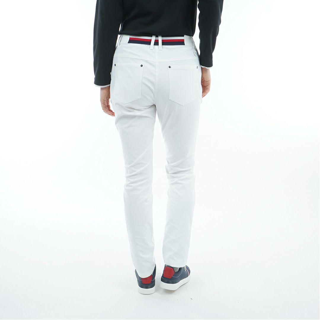 TOMMY HILFIGER GOLF レディース ロングパンツ ホワイト