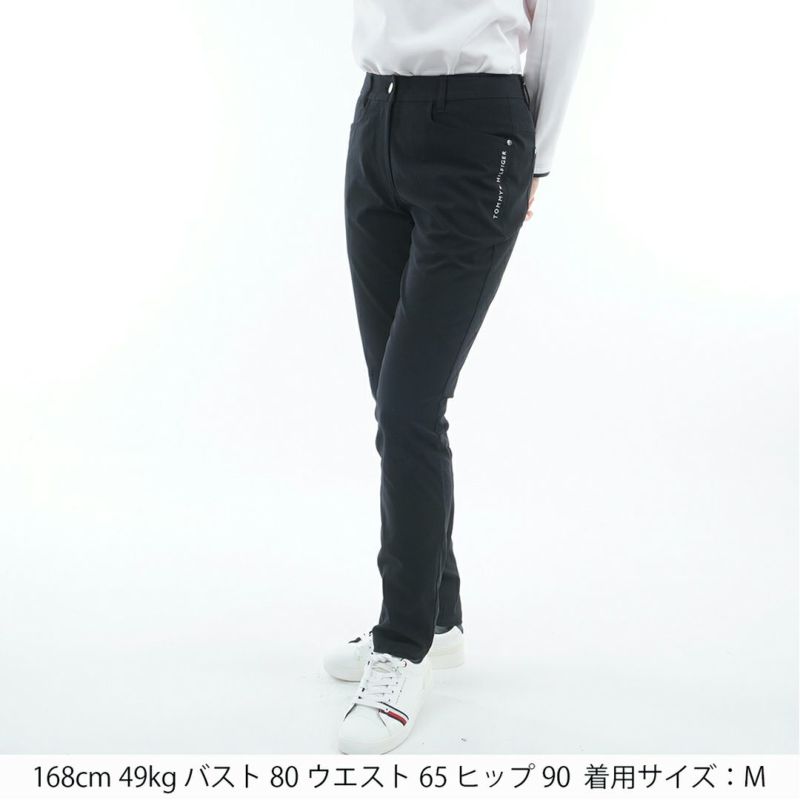 TOMMY HILFIGER GOLF レディース ロングパンツ ブラック