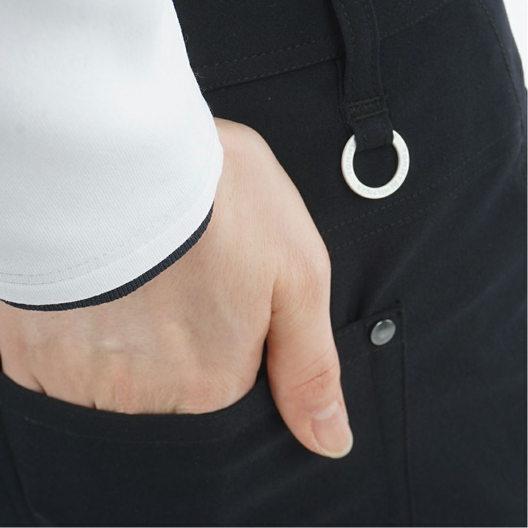 TOMMY HILFIGER GOLF レディース ロングパンツ ブラック