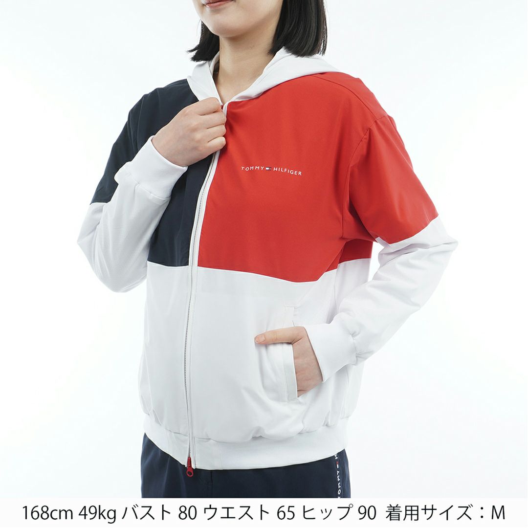 トミー ヒルフィガー ゴルフ Tommy Hilfiger Golf レディース レディース トリコ ウィンドジャケット THLA569 詳細2