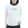 TOMMY HILFIGER GOLF レディース 長袖モックネックシャツ ホワイト