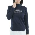TOMMY HILFIGER GOLF レディース 長袖モックネックシャツ ネイビー