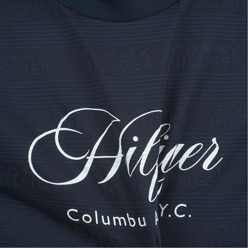 TOMMY HILFIGER GOLF レディース 長袖モックネックシャツ ネイビー