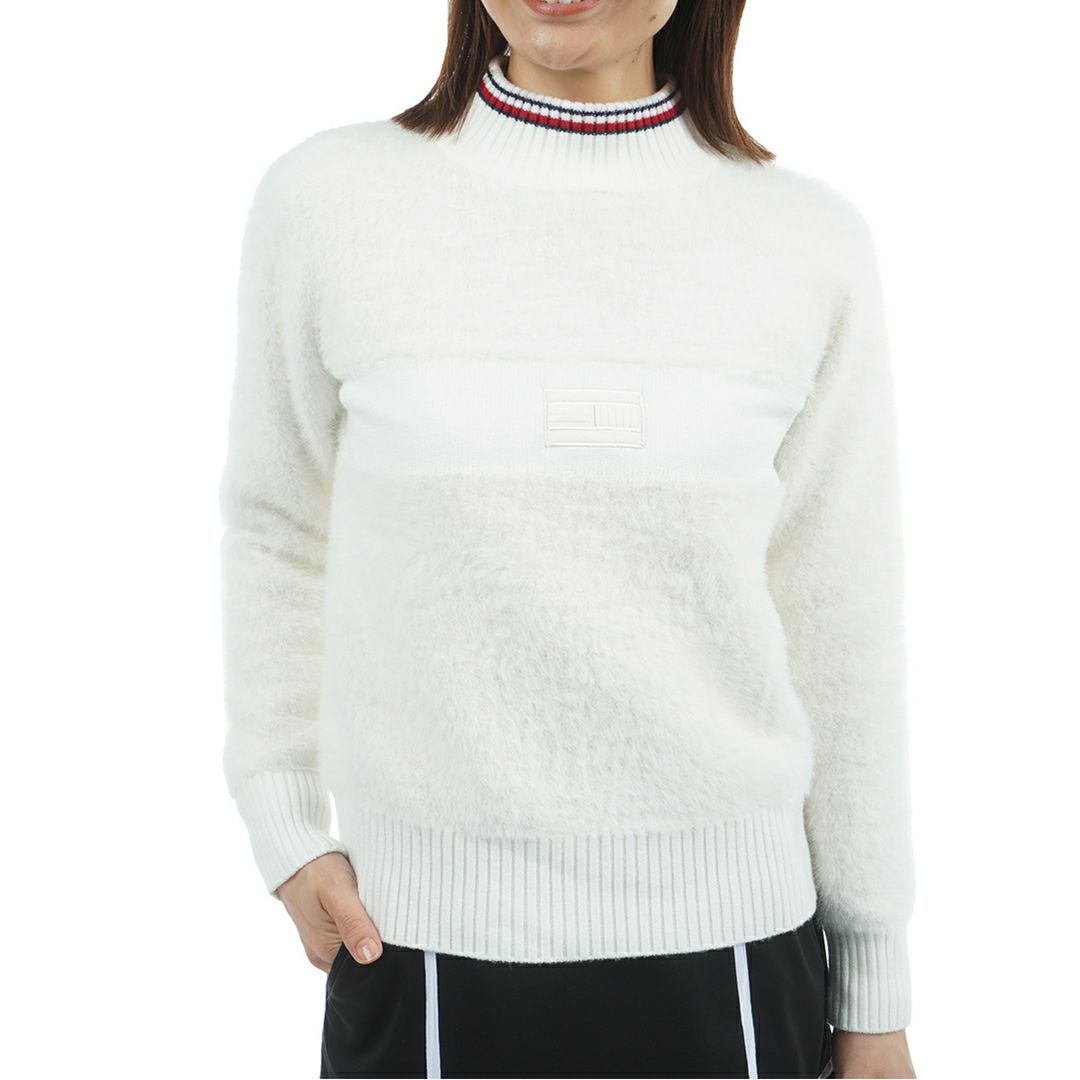 トミー ヒルフィガー ゴルフ Tommy Hilfiger Golf レディース レディース シャギー ハイネックニット THLA572 詳細1
