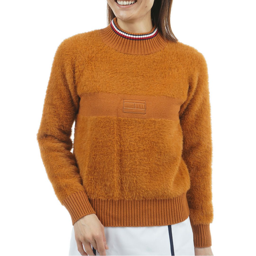 トミー ヒルフィガー ゴルフ Tommy Hilfiger Golf レディース レディース シャギー ハイネックニット THLA572 詳細4