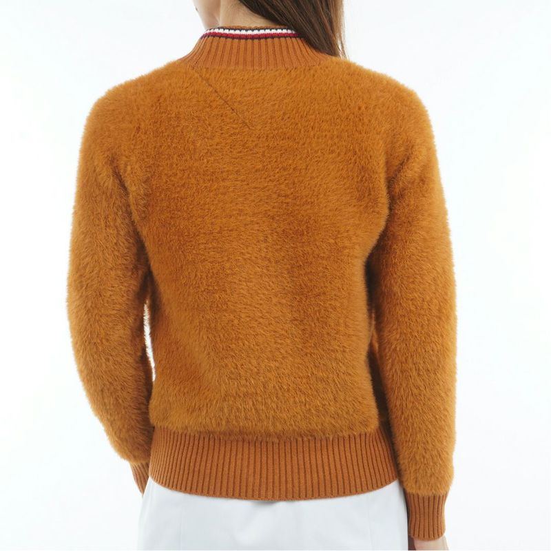 トミー ヒルフィガー ゴルフ Tommy Hilfiger Golf レディース レディース シャギー ハイネックニット THLA572 詳細6