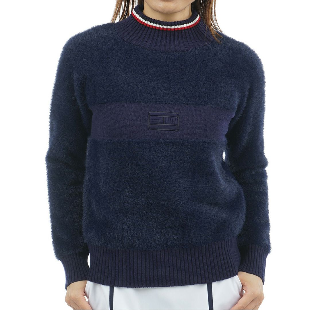 トミー ヒルフィガー ゴルフ Tommy Hilfiger Golf レディース レディース シャギー ハイネックニット THLA572 詳細7