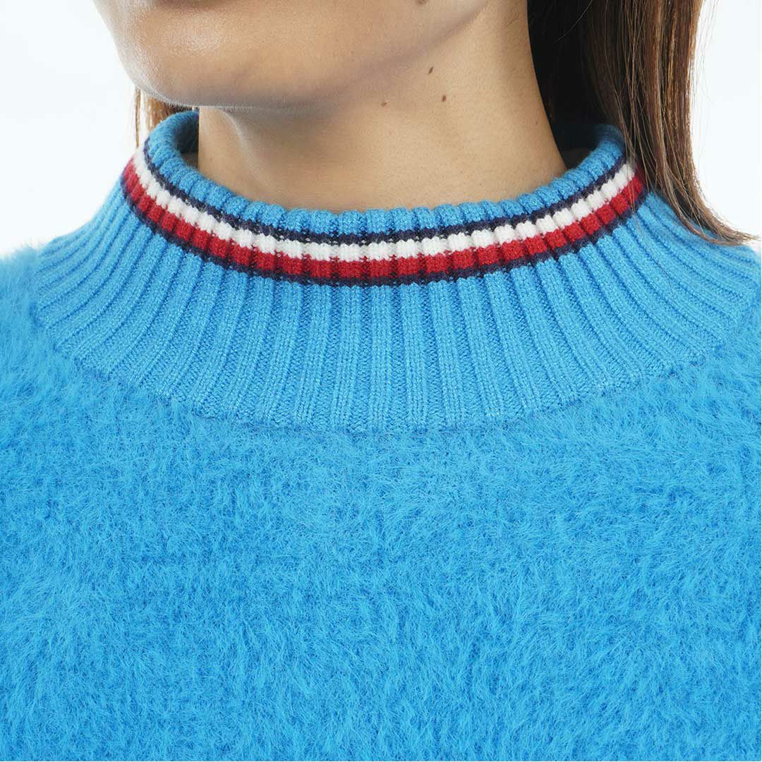 トミー ヒルフィガー ゴルフ Tommy Hilfiger Golf レディース レディース シャギー ハイネックニット THLA572 詳細17