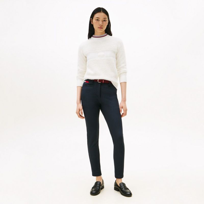 [トミーヒルフィガー]レディース シャギー ハイネックニット