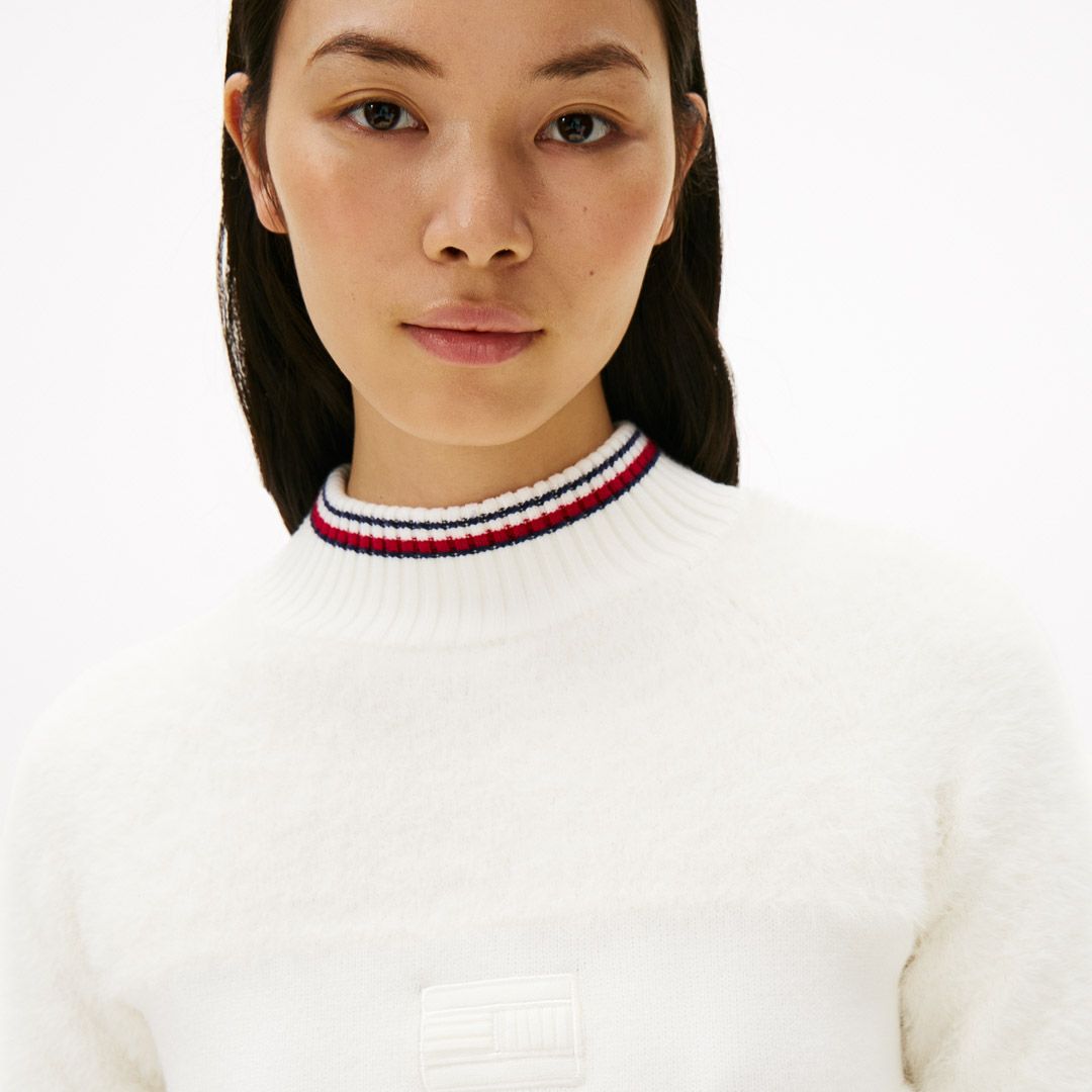 トミー ヒルフィガー ゴルフ Tommy Hilfiger Golf レディース レディース シャギー ハイネックニット THLA572 詳細22