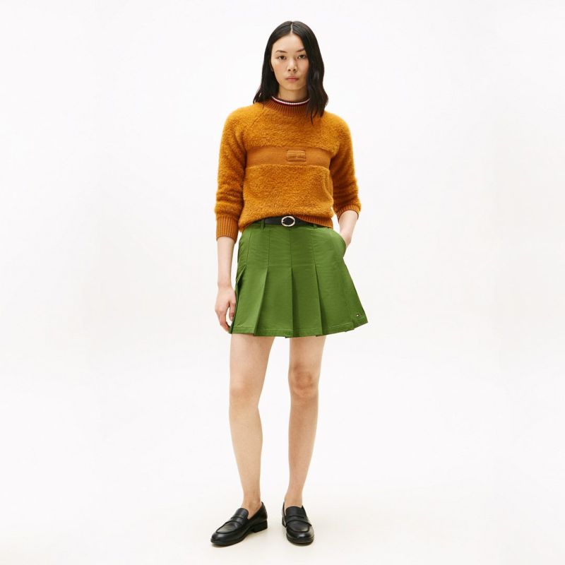 トミー ヒルフィガー ゴルフ Tommy Hilfiger Golf レディース レディース シャギー ハイネックニット THLA572 詳細24