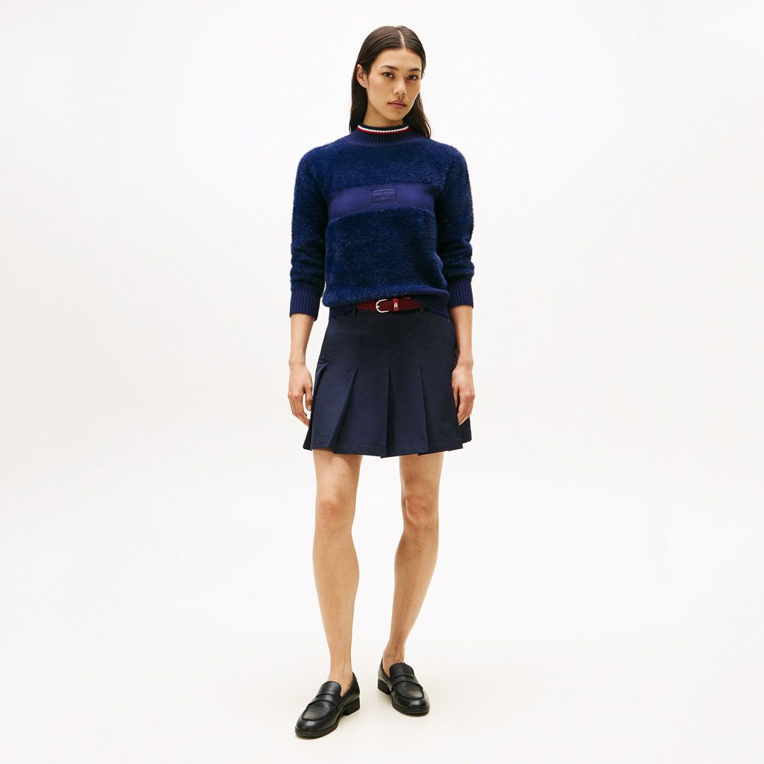 トミー ヒルフィガー ゴルフ Tommy Hilfiger Golf レディース レディース シャギー ハイネックニット THLA572 詳細27