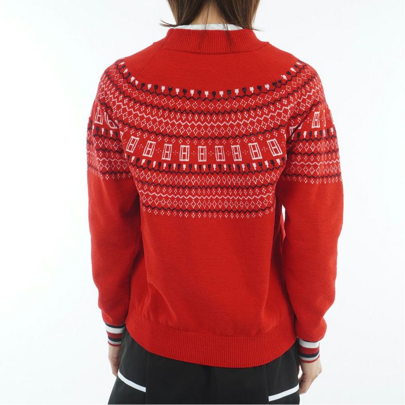 トミー ヒルフィガー ゴルフ Tommy Hilfiger Golf レディース レディース フェアアイル柄 ハイネックニット THLA573 詳細10